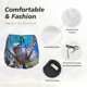 thumbnail image 4 of Balery Sea Turtle Swims Pantalones cortos deportivos para mujer con forro y dos bolsillos, elásticos, para entrenamiento, gimnasio, yoga-Medium, 4 of 7