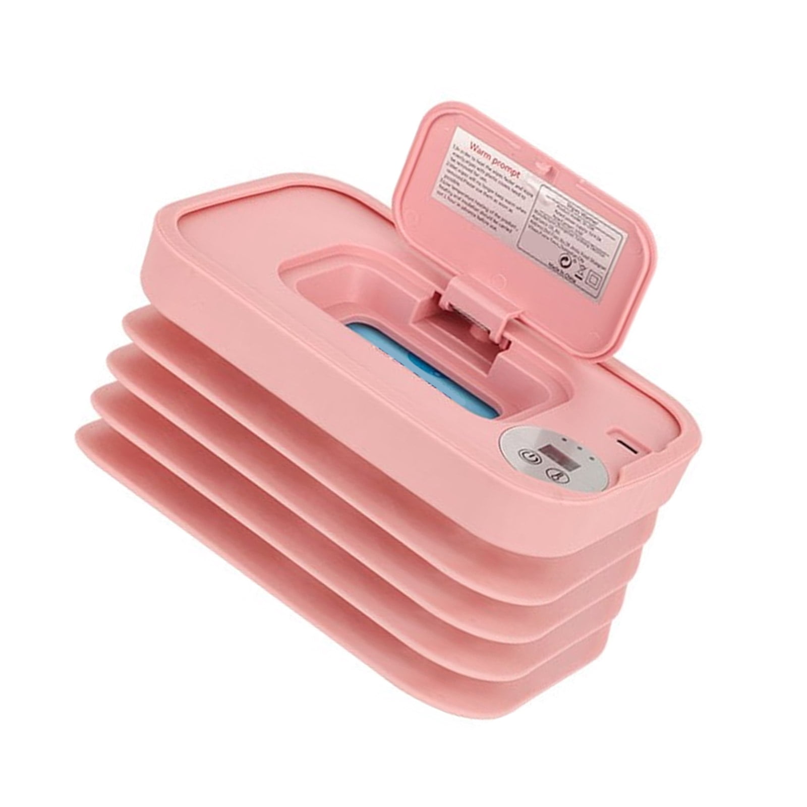 Baby Wipes Warmer Compact Foldable Design Triple Temperature Option Wet Wipes Heating Systems For Travel Convenience