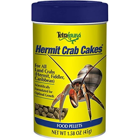 (2 Pack) TetraFauna Hermit Crab Meal Cakes for All Land Crabs,