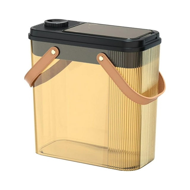 GROWTH TANK Tea Residue Separation Filtration Bucket Detachable Premium Dual Use Rubbish Bin light brown