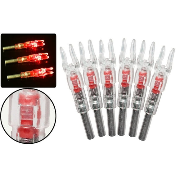 Iluminación Ática Flechas de Tiro Rojo Shamjiam Culatín con Luz de Flecha