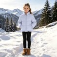thumbnail image 2 of Kogui Kids Puffer Jacket Stand Collar Zip-Up Warm Winter Coat Lightweight Outerwear for Boys Girls Size 11-12 (Blue,11-12 Years), 2 of 9