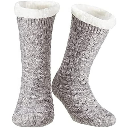 

1Pair Men Winter Socks Thermal Socks Warm Socks(39-45cm Light gray)
