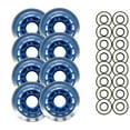 thumbnail image 1 of Roues de Patin Intérieur Blue Blank 72mm 78A +ABEC 9s, 1 of 1