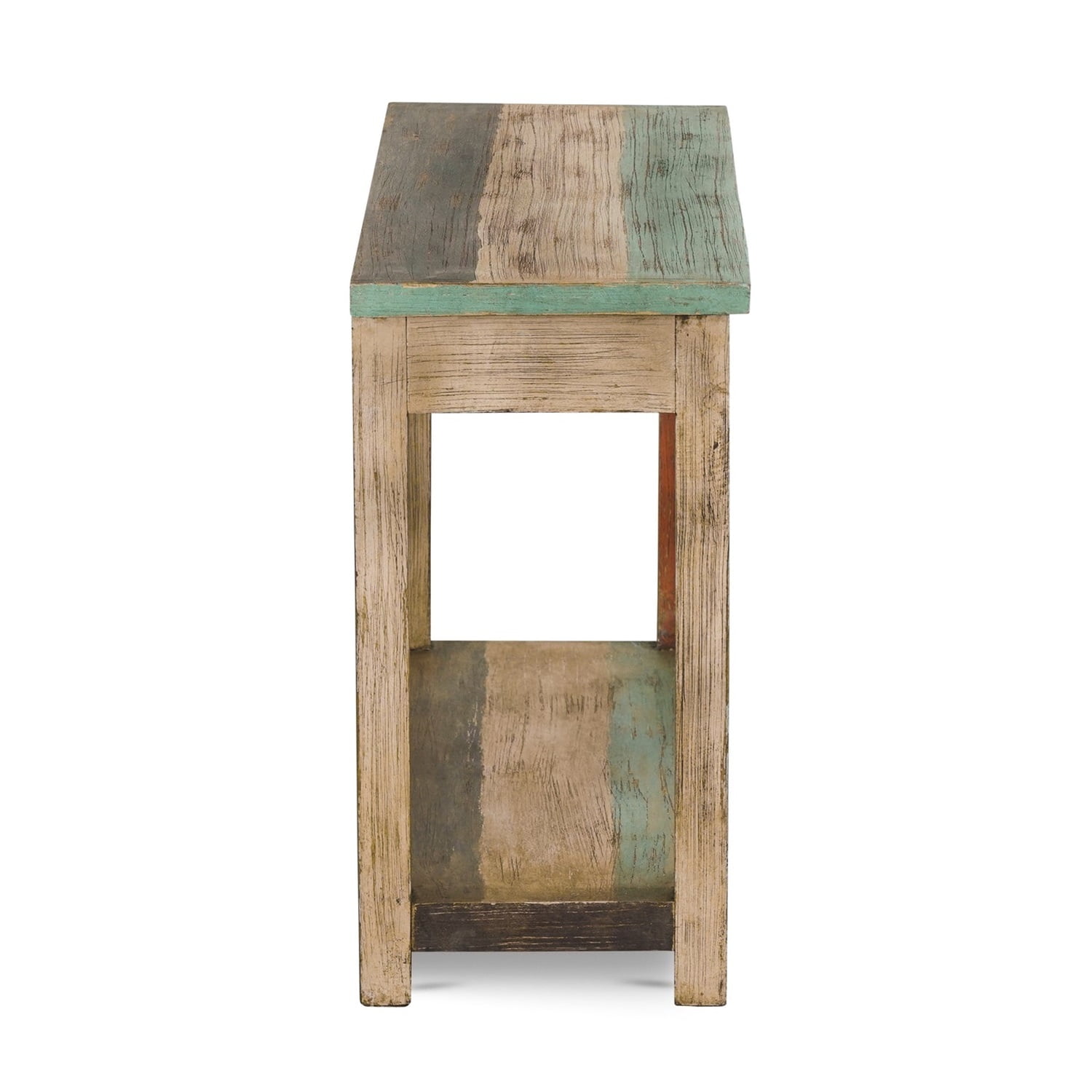 Kadyn Wood Console Table, Handmade Sofa Table with Drawer and Shelf, Entryway Table for Living Room, Multicolored Kadyn Wood Console Table, Handmade Sofa Table with Drawer and Shelf, Entryway Table for Living Room, Multicolored