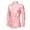 I-Pink, variant on Muslim Men's Long Sleeve Mens Button Crotch Shirt Embroidered Stand Collar Arab Christmas Romper Men Loose Men's Robe