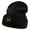 Black, variant on Simple Golden Retriever Logo Embroidered Big Size Acrylic Long Beanie - Black XL-3XL