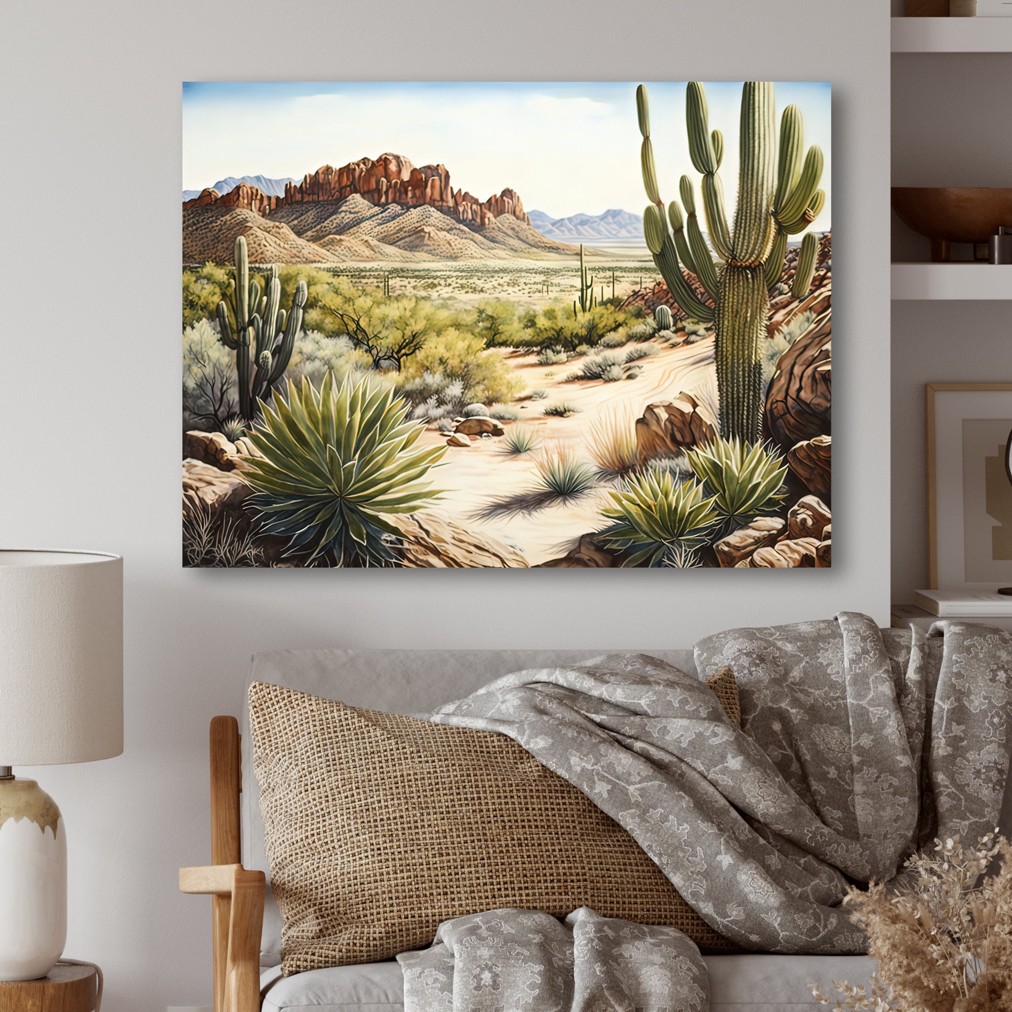 Designart Arizona Desert V Canvas Wall Art