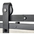 thumbnail image 2 of Wood & Hart 78" Barn Spirit Système de Rail Noir, 2 of 4