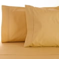 thumbnail image 3 of Superior Egyptian Cotton 530 Thread Count Deep Pocket Sheet Set, California King Size, Gold, 3 of 6
