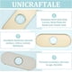 thumbnail image 5 of tapas de orificios para fregadero de acero inoxidable dorado de 160 x 60,5 x 5,5 mm, placa de cubierta ovalada para lavabo de tocador de baño, cubierta 3 en 1, grifo de cocina para baño, orificio de, 5 of 8