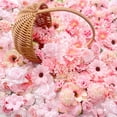 thumbnail image 7 of CHENjy Pink Flowers, Artificial Flowers, Faux Flowers Rose Fabric Heads for Crafts DIY Home Decor Wedding Bouquets and Wildflower Garland, 20 Pcs 12 Styles,Yellow, 7 of 7