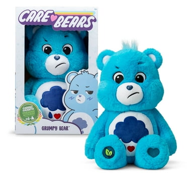 Care Bears 14" Grumpy Bear Plushie - Medium Size - Soft and Huggable Stuffed Animal, Ages 4 Years and up