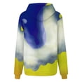 thumbnail image 5 of VEKDONE Trendy Hoodie Sweatshirts for Women 2025 Clearance Sale Fall Long Sleeve Tie-Dye Pullover with Pockets Teen Girl Loose Fit Outdoor Y2K Blouse Dark Blue S, 5 of 5