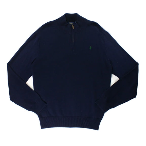 NEW Navy Blue Mens Size 3XLT 1/2 Zip Sweater