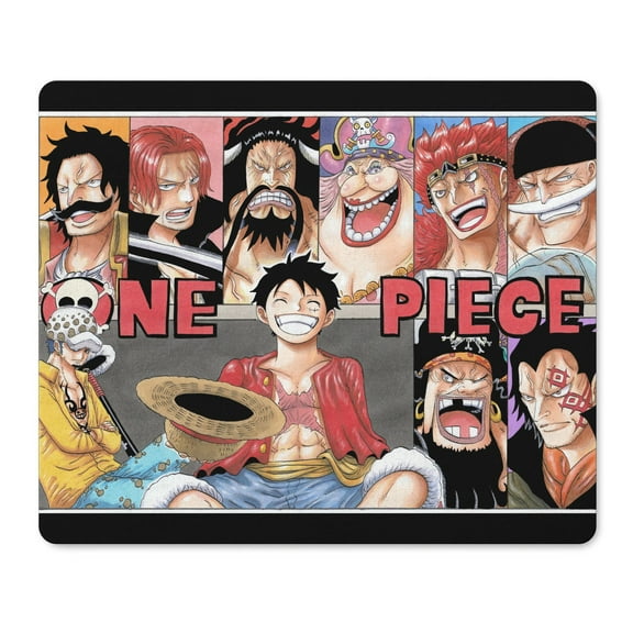 Anime Mouse Pad Regular Size 11.8 X 9.8 In, ONE PIECE Mouse Pad PC Mouse Pads with Premium-Textured Mousepad with Non-Slip Base