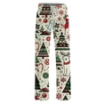 thumbnail image 4 of Women's Comfy Christmas Pajama Long Pants Casual Pj Bottoms for Women Drawstring Lounge Pants Comfy Baggy Sleepwear Fall Winter Home Wear, 4 of 5