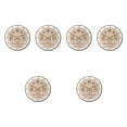 thumbnail image 4 of HILABEE 6Pcs Christmas Macrame Ornaments Crafts Pendants Wood Discs DIY Hanging Pendants for Boho Decor Wedding Christmas Decorations Set C, 4 of 8