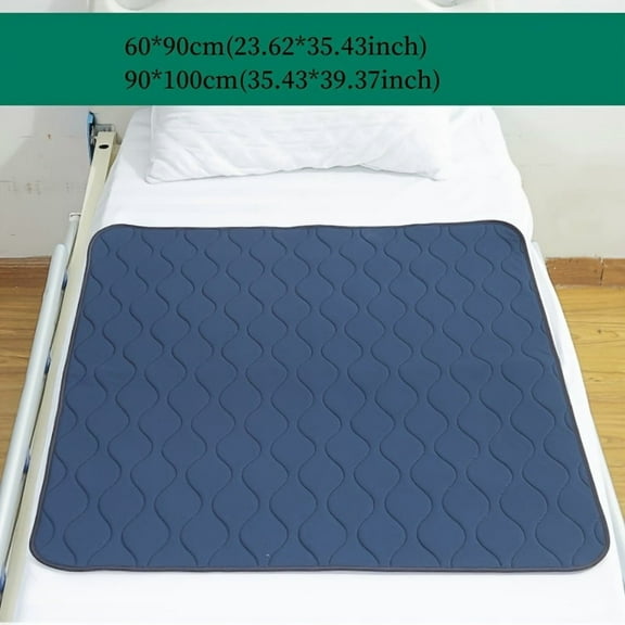 Mictong large washable care pad, reusable care pad, anti slip and waterproof mattress protection pad, easy to clean design, blue, 1 piece