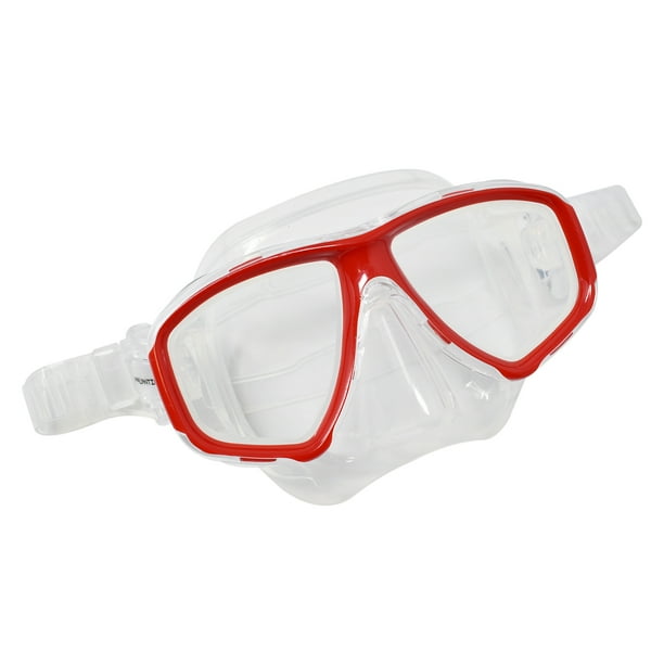 Download Scuba Clear Red Dive Mask Nearsighted Prescription Rx Optical Lenses Walmart Com Walmart Com PSD Mockup Templates