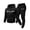 Black&04^0612R, variant on Fabrcox Mens Two Piece Sweatsuit Fleece Long Sleeve Hoodie Sweatshirt Sweatpants Joggers Set Winter Warm Athletic Mens Track Suit XXL