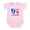 Petal Pink, variant on CafePress - Big Cousin Baby Footprints Infant Bodysuit - Baby Light Bodysuit, Size Newborn - 24 Months