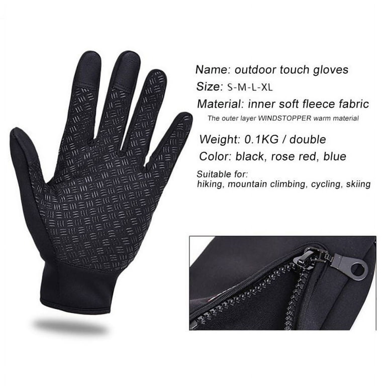 Fleece running gloves 2025
