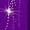 Purple, variant on Womens Shimmer Detail V Neck Blouse Short Flutter Sleeves Layered Hem Dressy Top