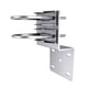 thumbnail image 5 of Soporte para poste de antena, soporte de hierro, resistente a la intemperie, con mordaza en V, abrazadera de mástil resistente con para exteri, 5 of 9