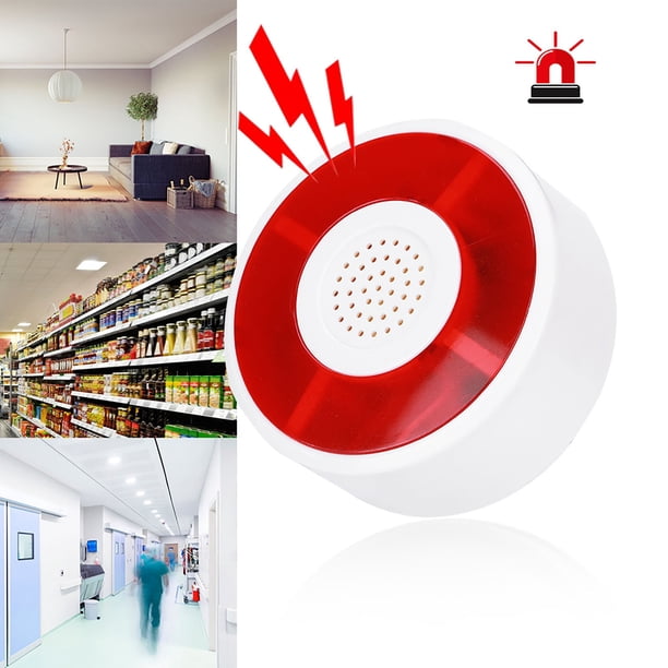 DC 12v LED, Alarma Señal Estroboscópica Advertencia Sensor De Movimiento Con Cable Lámpara Intermitente Alarma De Seguridad 12v Sirena De Luz