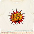 thumbnail image 4 of Inktastic Little Sister Super Hero Girls Toddler Dress, 4 of 5