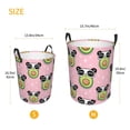 thumbnail image 5 of Kll Panda Avocado Waterproof Foldable Laundry Hamper Bucket With Handles For Storage Bin,Kids Room,Home Organizer (Small), 5 of 8
