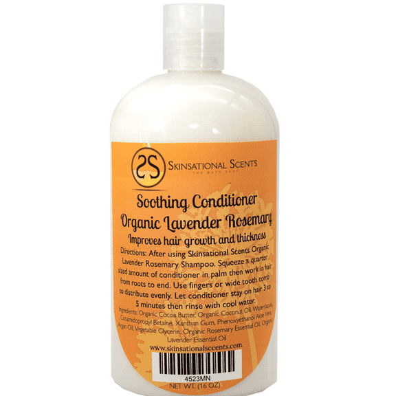 Skinsational Scents Organic Lavender Rosemary Conditioner for All Hair Types
