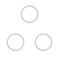 thumbnail image 1 of Vogacara Neumático de rueda trasera para silla de ruedas de 24 pulgadas, piezas de repuesto, neumáticos sólidos, gris, sin aire Type1, 1 of 6