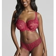thumbnail image 4 of Panache Allure Stretch Lace Full Cup Underwire Bra (10765),40H,Raspberry, 4 of 5