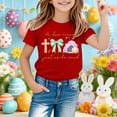 thumbnail image 4 of WOYY Easter Graphic Tees for Kids Boys Girls Cute Short Sleeve Crew Neck T-Shirt, Sizes 1-13, 4 of 4