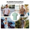 thumbnail image 6 of Daiia Horse And Flower Pattern Men’s Polo Shirts,Solid Deck Shirt,Classic Fit, Breathable Cotton Polo for Casual and Sport Wear-Small, 6 of 7