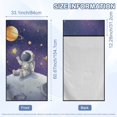 thumbnail image 3 of FOR U DESIGNS Galaxy Spaceman Print Car Seat Cover Universal Front Seats Protector, Running Towel for Gym Workout, Swimming, Beach and Hiking, Front Seat Covers for Trucks SUV Van Sedan, 2 Pack, 3 of 7