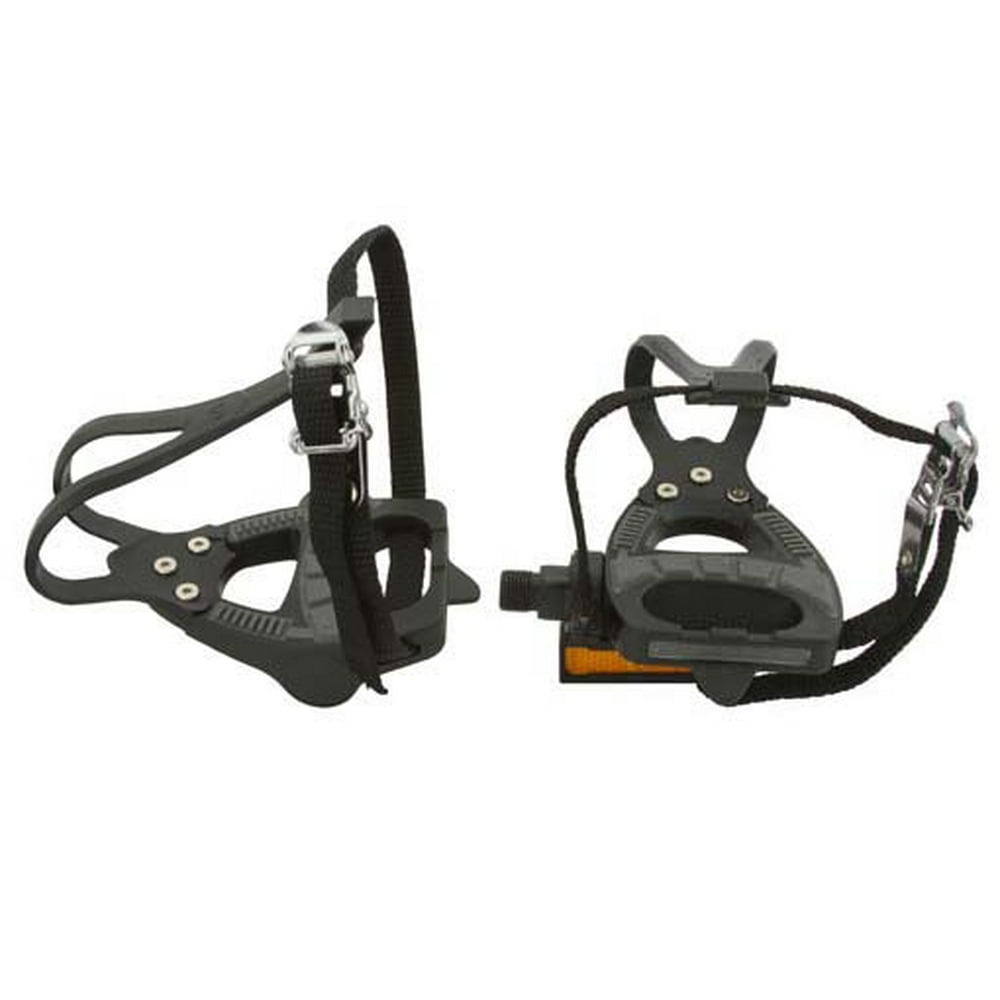 pedals and toe clips
