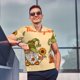 thumbnail image 4 of Fotbe Gnomes Happy Thanksgiving Camiseta Polo de Golf para Hombre con Estampado – Camisa Deportiva Transpirable con Cuello Abotonado-4X-Large, 4 of 6