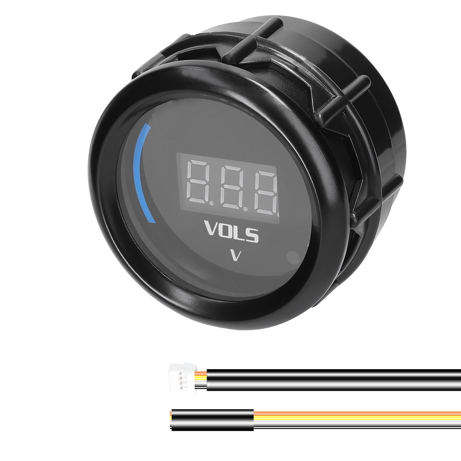 Gecheer 52mm Voltmeter Voltage Gauge Car Digital Meter Display 818V