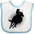 thumbnail image 3 of Inktastic Rodeo Rider Team Roping Boys Baby Bib, 3 of 4