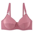 thumbnail image 5 of Ytndtr Plus Size Wireless Bra for Women Full Coverage Comfort Bralette Adjustable Straps Smooth Bra Everyday Lingerie, 5 of 5