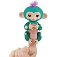 thumbnail image 4 of Fingerlings Glitter Monkey - Quincy - Teal Glitter - Interactive Baby Pet - By WowWee ( Exclusive), 4 of 6