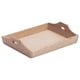 thumbnail image 1 of Bandeja para servir en casa de muñecas, juego de cocina para casa de muñecas, juguete de simulación con asas Madera clara, 1 of 9