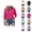 Hot Pink, variant on Plus Size Blouse V‑Neck – Luftige Tunika mit Spitze und Puffärmeln Feminine Tops für große Größen Womens Loose Buttons Down Pocket Solid Casual Long Sleeve Shirt