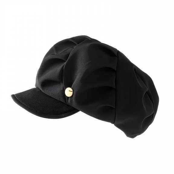 TELOLY Newsboy Cap Adjustable Visor Beret Soft Cabbie Hat Octagonal Cap