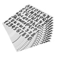 thumbnail image 3 of 720 Pieces 10 Sheets Self-Adhesive Vinyl Sticker, Alphabet Letter Number Stickers for Mailbox, Door (Black, 1 Inch), 3 of 8