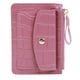 thumbnail image 5 of Bolsa Cartera sencilla para mujer, llavero de cuero, pequeño para tarjetas, monedero (rojo rosa) Likrtyny Para Estrenar, 5 of 9