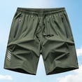 thumbnail image 2 of ibiyuan Men's Shorts Quick Dry Breathable Running Shorts for Men High Waisted Elastic Mens Casual Shorts Drawstring Athletic Shorts for Men Basketball Shorts Running Workout Gym Shorts with Pockets, 2 of 4